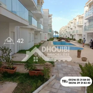 شقة للبيع شط مريم سوسة – appartement chatt mariam Rez-de-chaussée