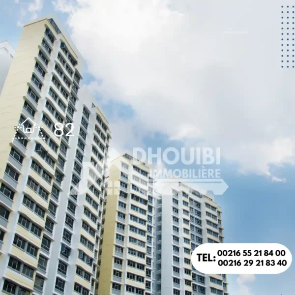 Appartement a vendre a sousse - شقة للبيع بحي الرياض سوسة