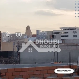 Maison avec local commercial et etage a vendre malaji kairouan