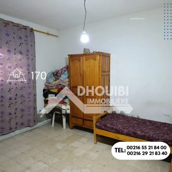 Maison a vendre zommit kairouan - منزل للبيع في زميط – القيروان
