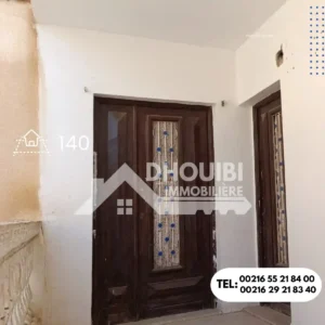 منزل و علوي بمدخل منفرد بالمنصورة - Maison et appartement a vendre mansoura kairouan