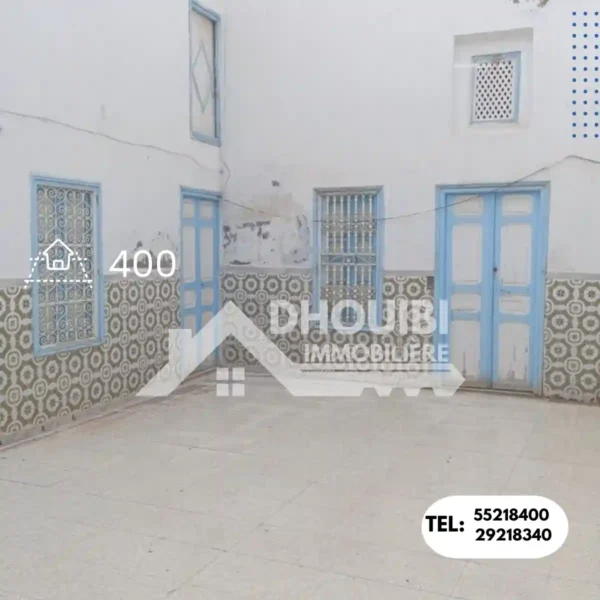 Maison traditionelle a kairouan a vendre