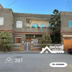 فيلا للبيع بالقيروان – مساحة 287 متر مربع - villa a vendre a kairouan