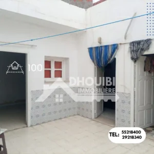 دار عربي بين حي الحجام والمنشية - maison a hajjem kairouan