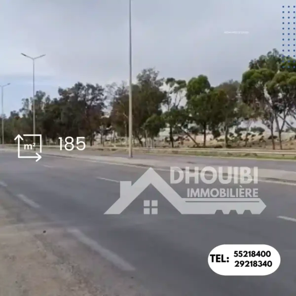 185 متر للبيع بطريق حفوز - terrain residentiel a vendre kairouan 185