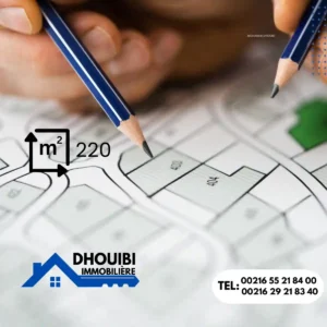 220 metre a vendre derrière Intermeuble, route de Sousse Kairouan