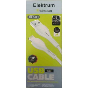 Câble USB IPHONE Elektrum TB-A001